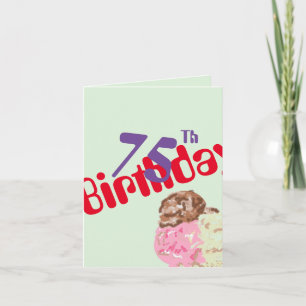 Carte G anniversaire : Soixante-quinze