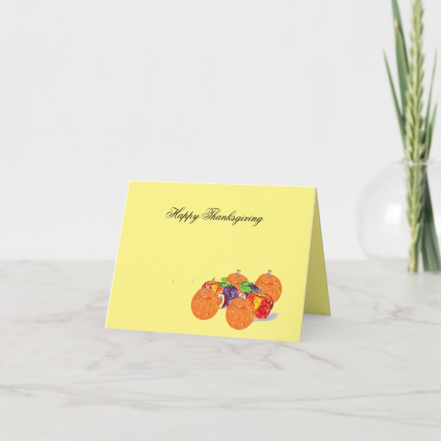 Carte G de vacances : Bénédiction d'action de grâc (Devant)