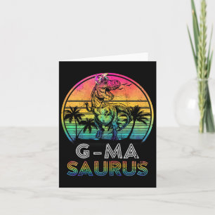Carte G-masaurus Dinosaure G-ma Saurus Famille T-shirt a