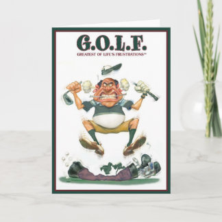 CARTE G.O.L.F. LE PLUS GRAND DES FRUSTRATIONS DE LA VIE