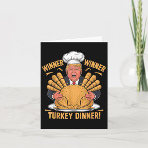 Carte Gagnant diner turc Thanksgiving Humour Amusant