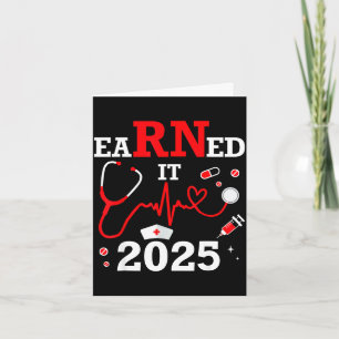 Carte Gagné 2025 pour la remise des diplômes d'infirmièr