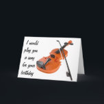 CARTE GAGNER UNE CHANSON ]**CARTE D'ANNIVERSAIRE** HUMOU<br><div class="desc">***JOUR D'ANNIVERSAIRE** VIOLIN PLAYER (OU PAS UN JOUEUR LOL) SOUHAITE POUR UN ANNIVERSAIRE POUR TOUT AMI QUI SAIT ***QUE VOUS NE POUVEZ PAS JOUER LE VIOLIN**** HA ET MERCI BEAUCOUP D'ARRÊTER PAR UN DE MES NEUF MAGASCENTS !! !</div>