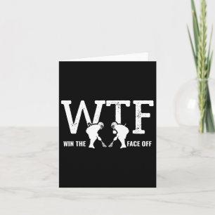 Carte Gagnez Le Visage De Lacrosse Joueur Maman Papa Coa