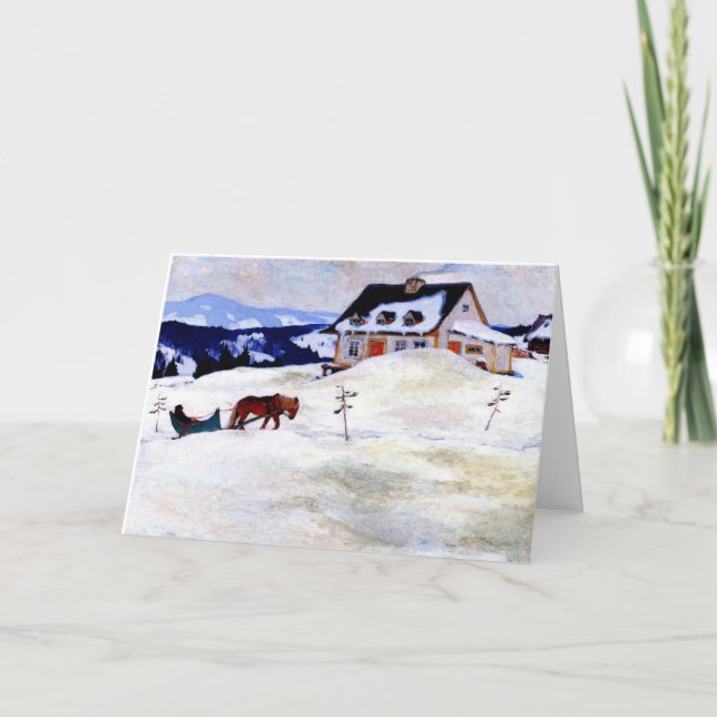 Carte Gagnon - Une ferme Laurentienne, (Devant)