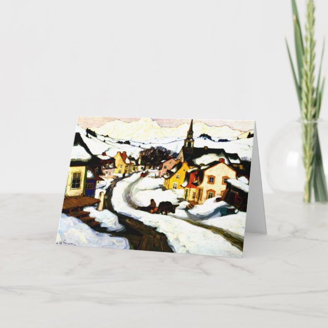 Carte Gagnon - Village dans les Laurentides (Devant)