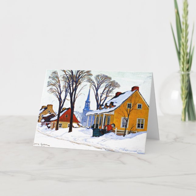 Carte Gagnon - Winter Morning, Baie-Saint Paul (Devant)