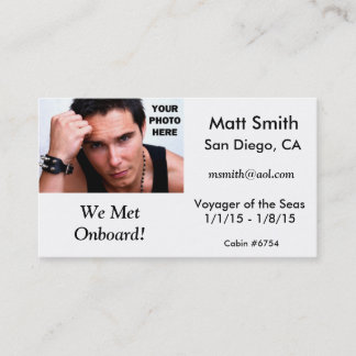 Carte gaie de croisière