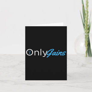 Carte Gains seulement - Gains seulement Funny Homme Fitn