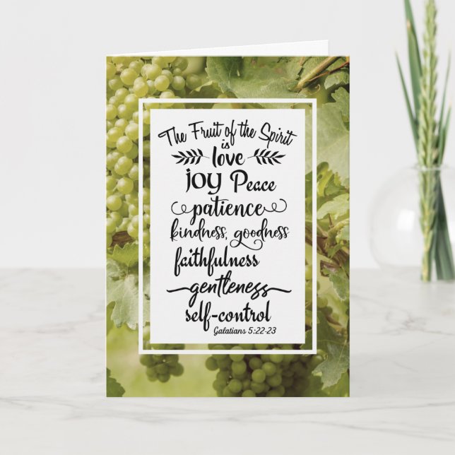 Carte Galates 5:22-23 Le fruit de l'Esprit (Devant)