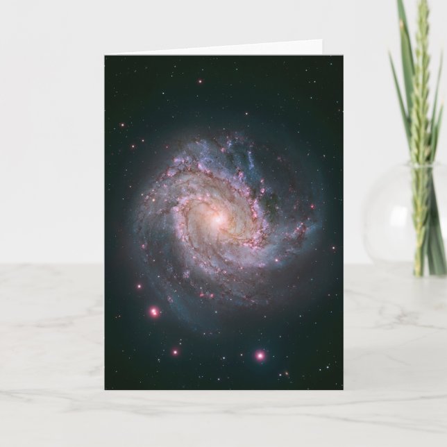 Carte Galaxie spirale barrée Messier 83.2 (Devant)