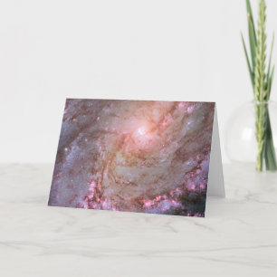 Carte Galaxie Spirale M83, Ablaze Avec Formation Star.