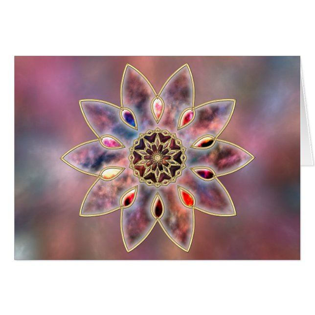 Carte Galaxies marbrées (Devant horizontal)