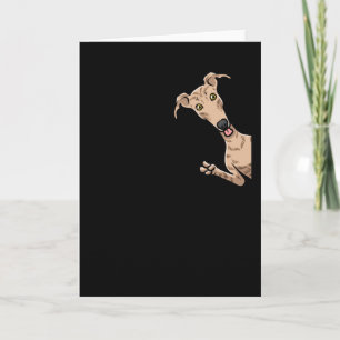 Carte Galgo Espanol Chien avec vélo Espagne