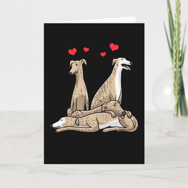 Carte Galgo Español Dog Spanish Sighthound (Devant)