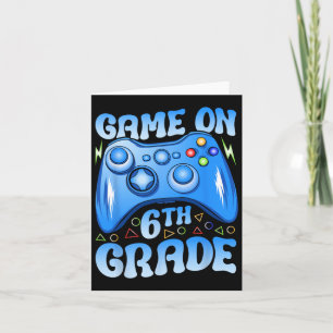 Carte Game On 6e année Retour à l'école Vidéo 6e année G