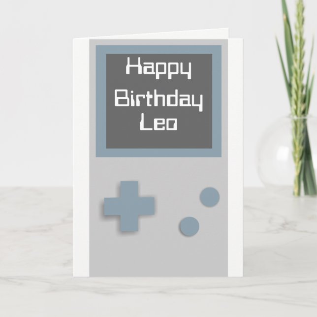 Carte Gamer Birthday (Devant)
