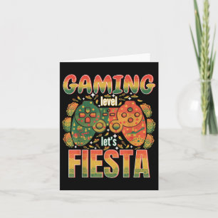 Carte Gamer Cinco De Mayo Garçons Jeux Vidéo Fiesta Fun