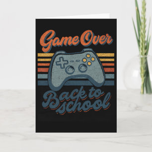 Carte Gamer Ck À L'école Enfants Enseignants Game Over C