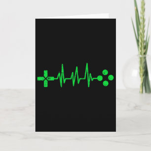 Carte Gamer Geeks Heartbeat Gaming