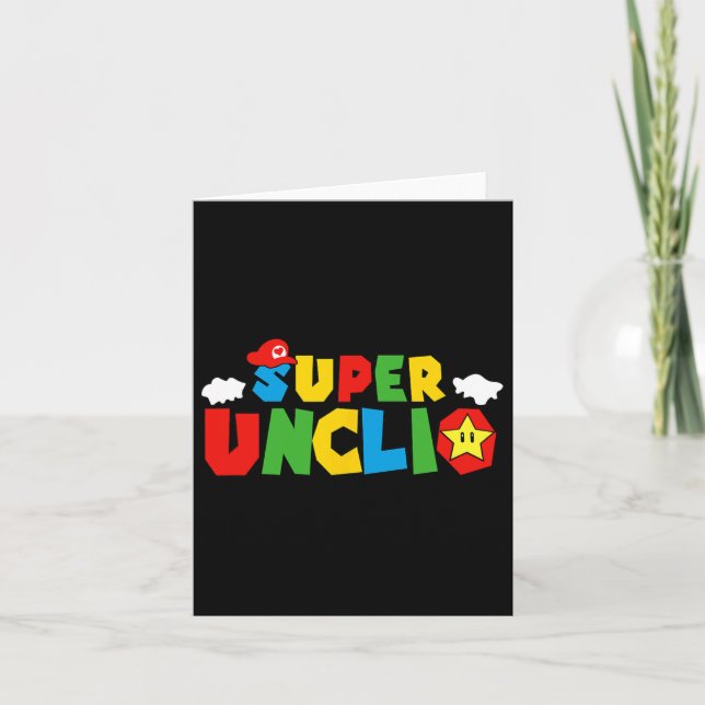 Carte Gamer Uncle Funny Célébrer Pour La Fête des pères (Devant)