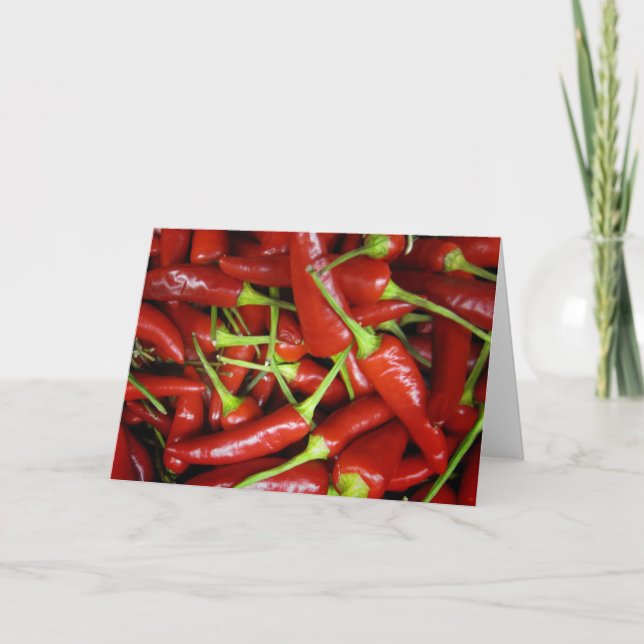 Carte Gamme de cadeaux Red Chili Peppers (Devant)