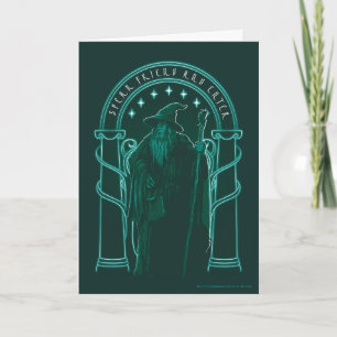 Carte GANDALF™ "Parlez ami et entrez" Portes de Durin