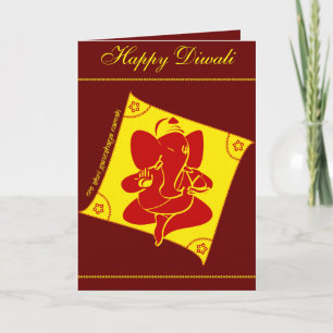 Carte Ganesha Diwali Salutations