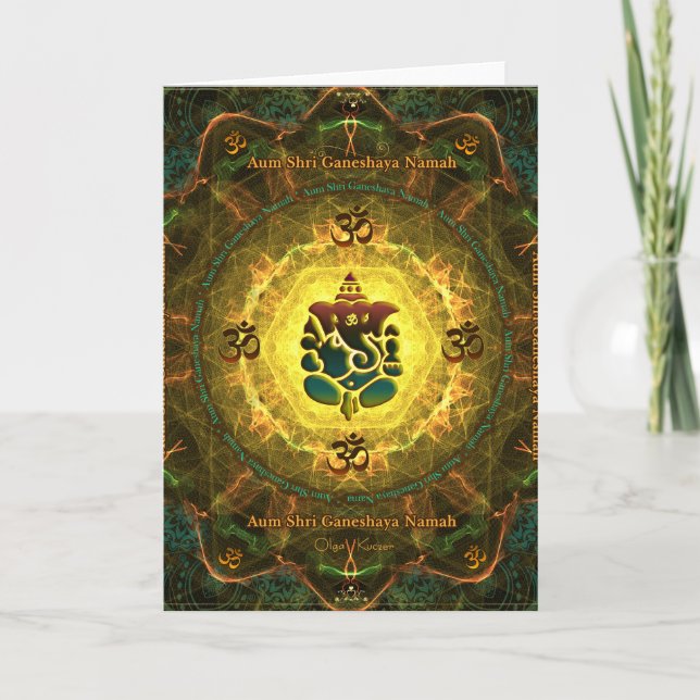Carte Ganesha - succès, victoire, prospérité, la (Devant)