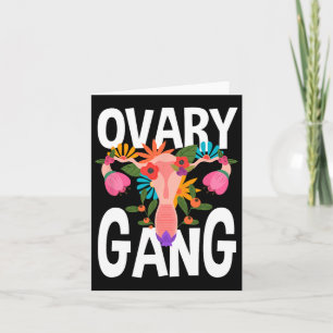 Carte Gang Uterus Ovarien féminisme féministe