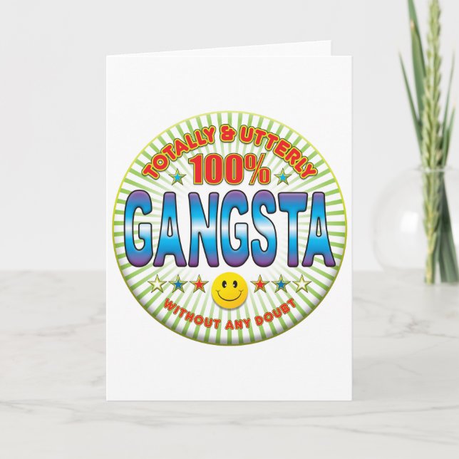 Carte Gangsta Totally (Devant)