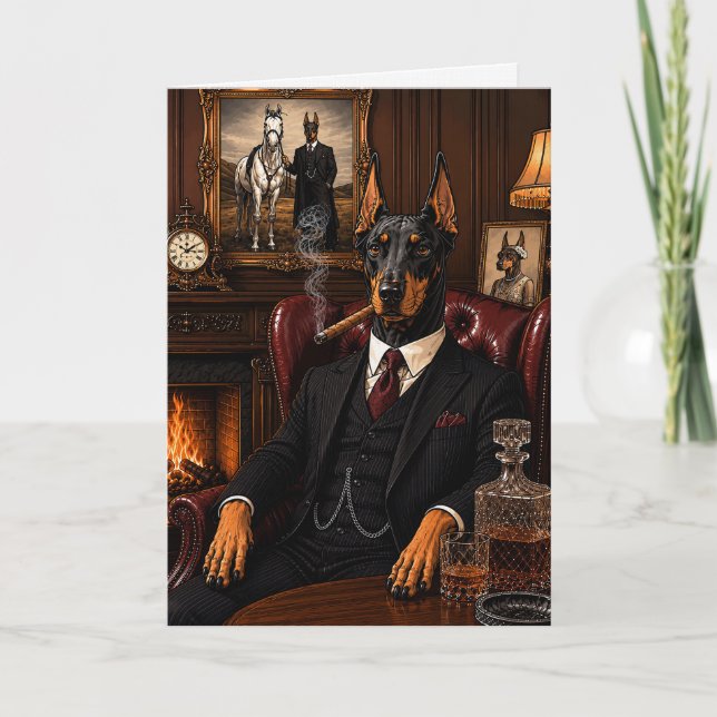 Carte Gangster Doberman (Devant)