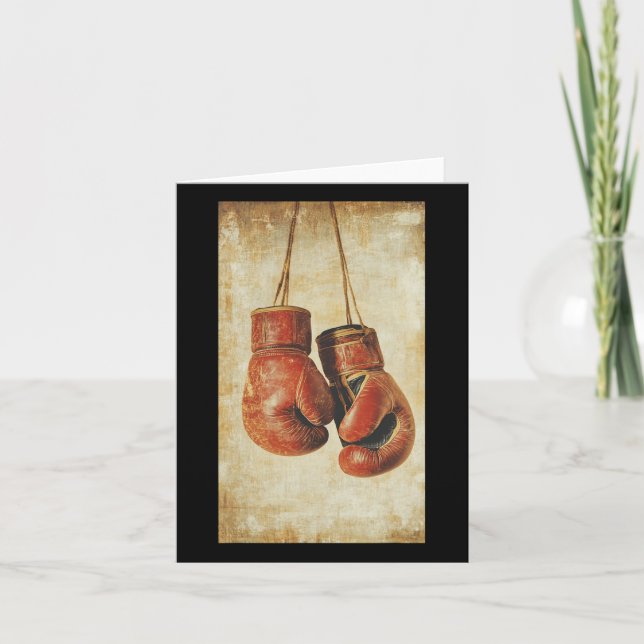 Carte Gants de boxe Boîte de sport Invite Mixed martial  (Devant)