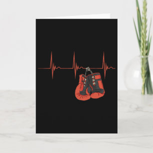 Carte Gants de boxe de fréquence cardiaque Ekg Kickboxin