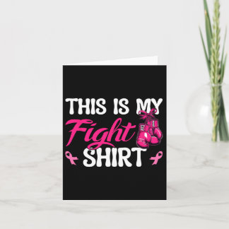 Carte Gants De Boxe Pink Ribbon Cancer Du Sein C'Est Mon