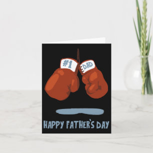 Carte Gants de boxe pour la fête des pères #1 Papa
