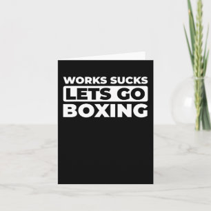 Carte Gants de boxe rétro - Boîte Vintage de chasse étin