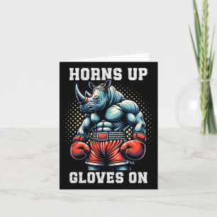 Carte Gants De Champion Poids Lourds De Boxer Sur Rhino