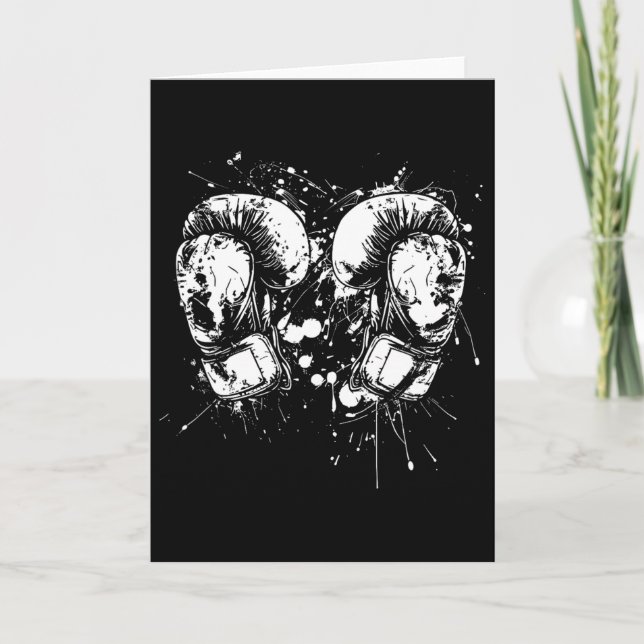 Carte Gants de kickboxing Streetart Sanda  (Devant)