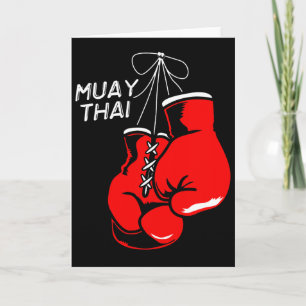 Carte Gants de kickboxing thaï boxing Muay Thai