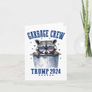 Carte Garbyge Crew Trump 2024 Président 47 Trump 2024 Me