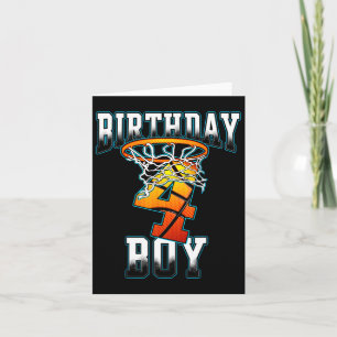 Carte Garçon 4 ans Anniversaire Cadeaux Bysketbyll Perso