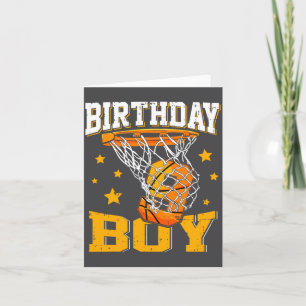 Carte Garçon Anniversaire 9 Ans Basketball Enfant de 9 A