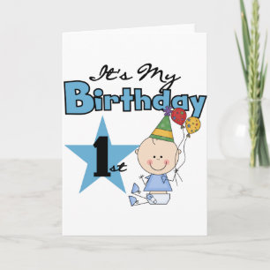 Carte Garçon C'est mes t-shirts et cadeaux d'anniversair