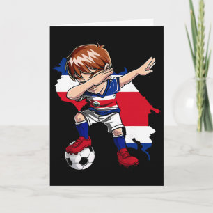 Carte Garçon costaricien de maillot costaricien de footb