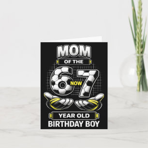 Carte Garçon d'anniversaire J'avais 6 ans Je suis 7 ans