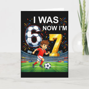 Carte Garçon d'anniversaire j'avais 6 ans maintenant j'a