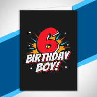 Garçon d'anniversaire Super-héros - 6 ans - 6ème a