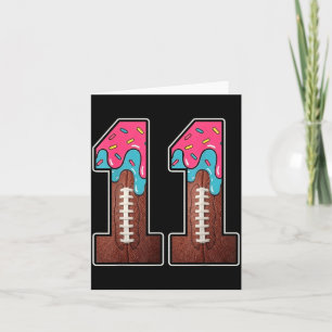 Carte Garçon de 11 ans Football Américain Glace