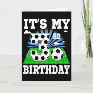 Carte Garçon de 3 ans C'est mon 3ème anniversaire Thème 